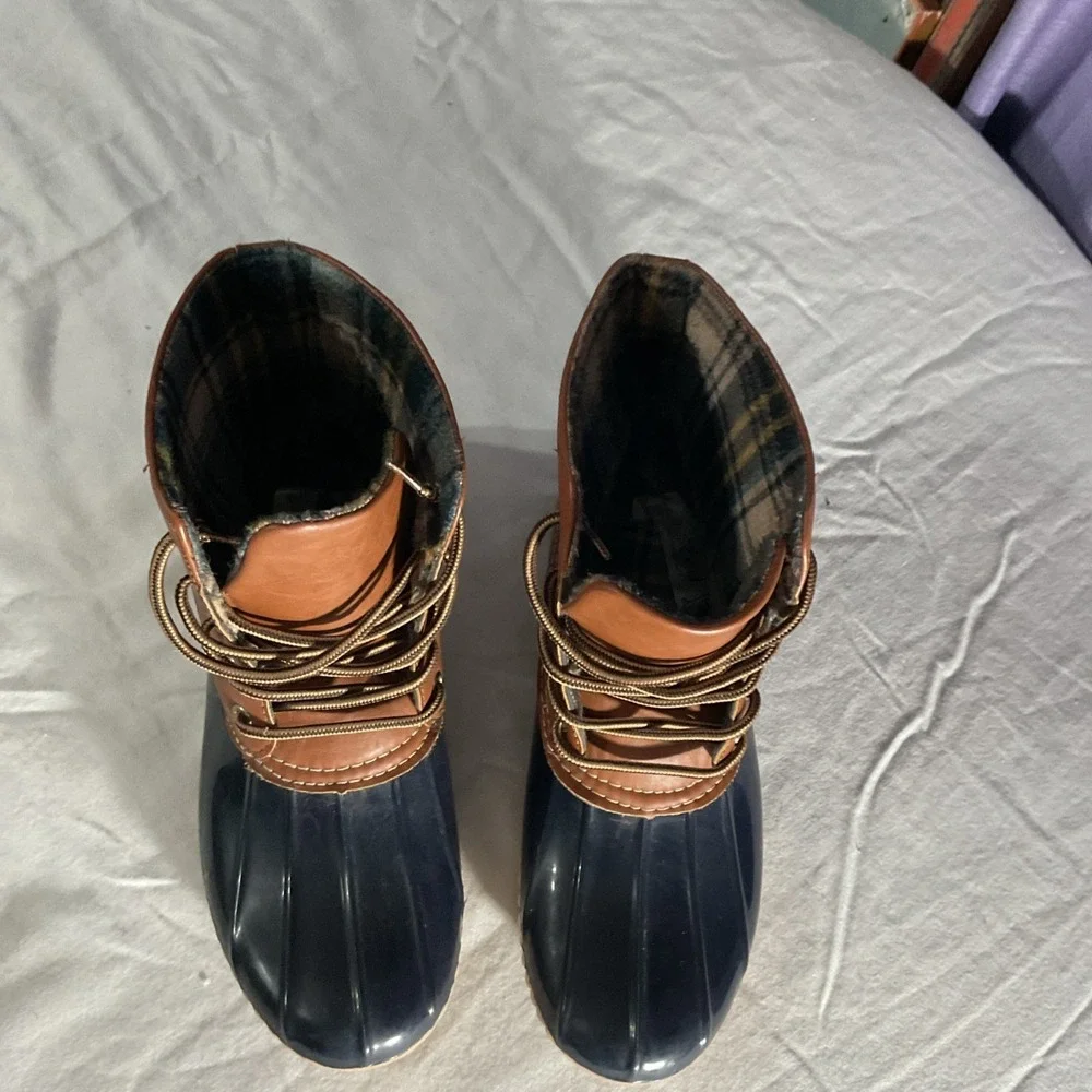 Twisted Slip In And Step Out Waterproof Boots Womens‎ Size 10 Rain & Snow